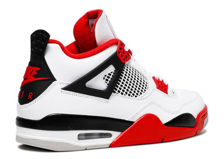 Jordan 4 Retro Fire Red (2020) (GS) - Image 3