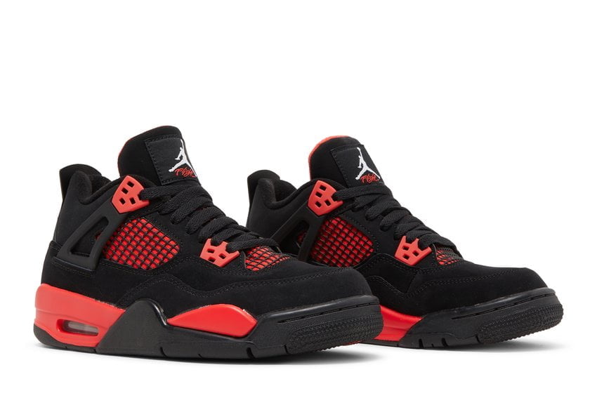 Jordan 4 Retro Red Thunder (GS) - Image 5
