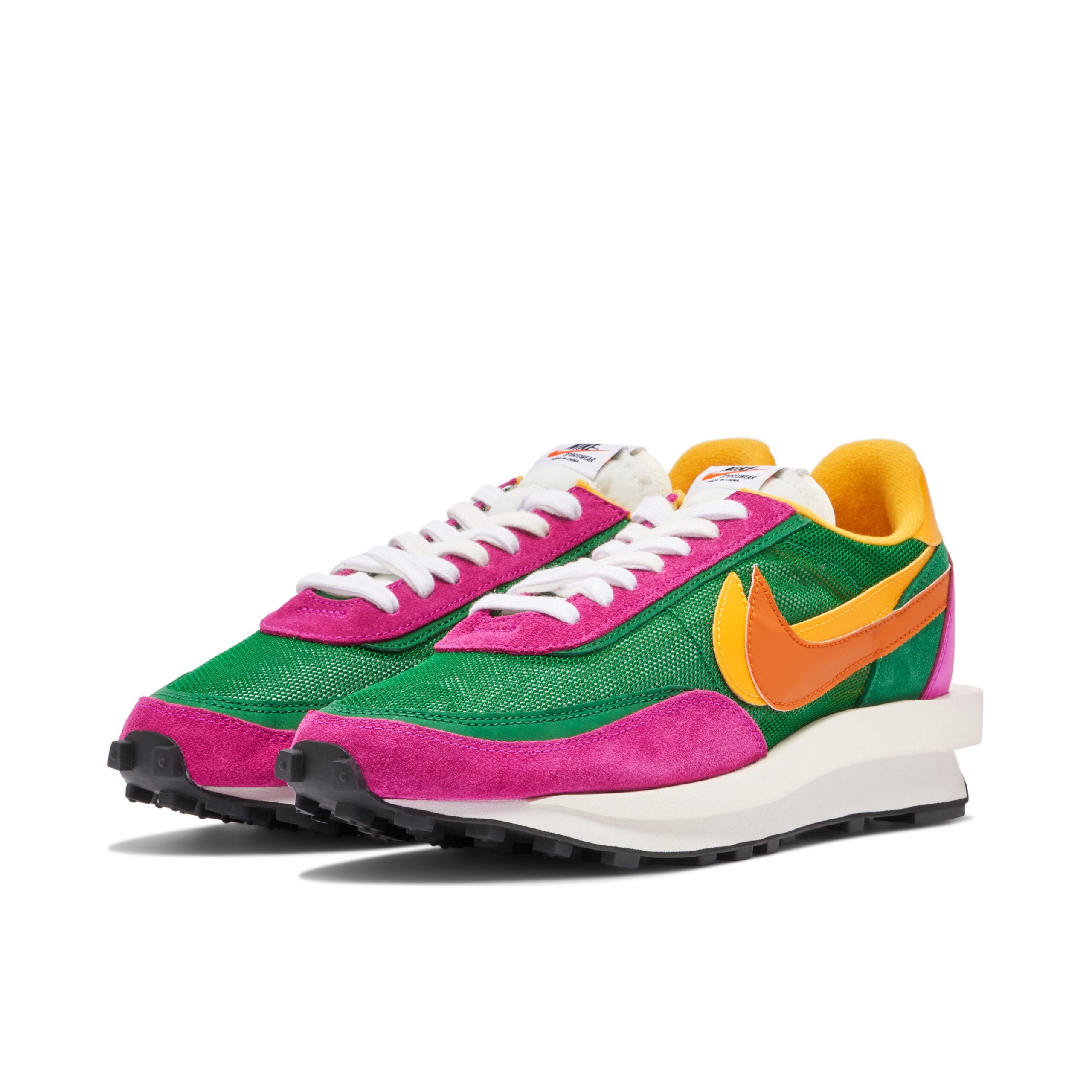 Nike LDWaffle x Sacai Green Pink - Image 4